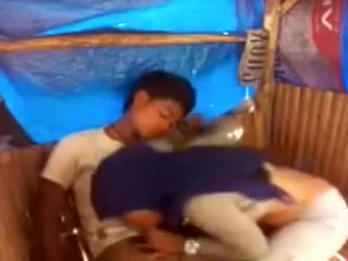 Nasty Malaysian girl gives blowjob to her sexy BF in a hut