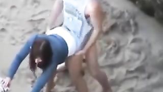 I spy on sexy brunette chick getting fucked on the beach--_short_preview.mp4