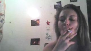 Beautiful and skanky white trash teen on webcam dildoing herself--_short_preview.mp4