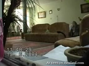 Hidden cam in the guestroom catches Arab wife cheating