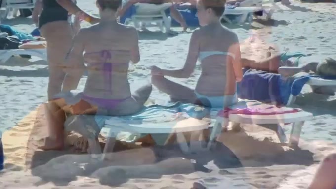 Amateur cutie with awesome ass gets caught on my hidden cam on a beach
