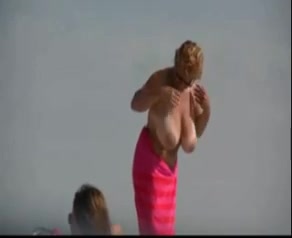 Spying on amazingly sexy mature bitches on the beach